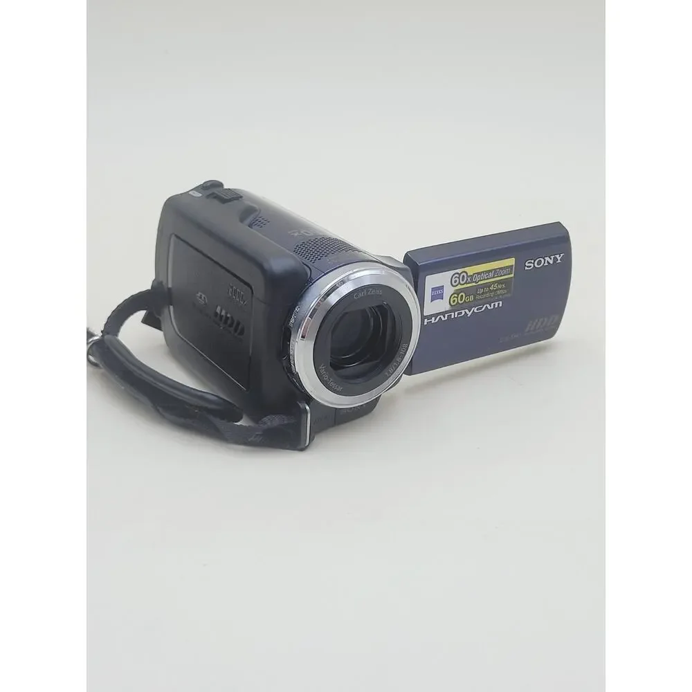 BLUE Sony Handycam DCR-SR47 60GB Video Digital Camcorder W/ Batteries AC Adapter